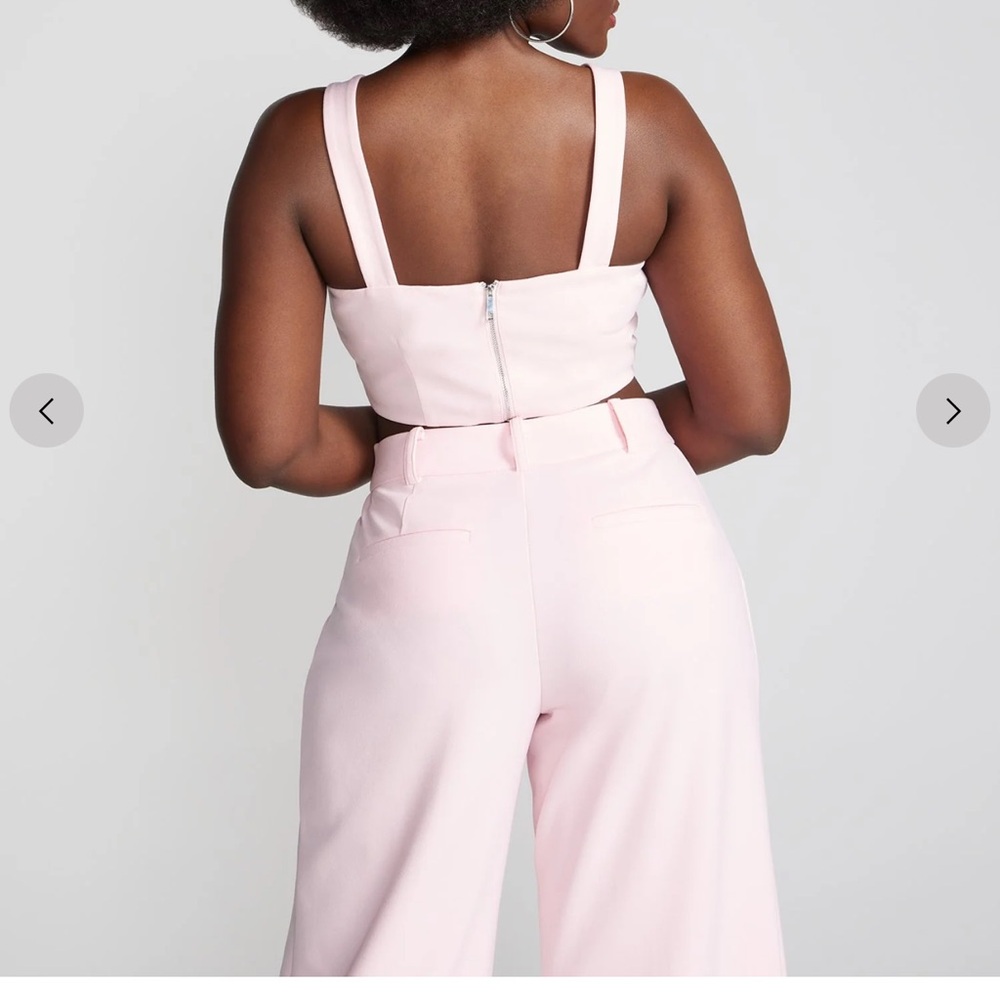 NEW Pink Crop Top - Picture 2 of 4